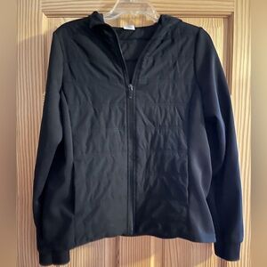 Avia Women’s Black Hooded Jacket, light weight, size Large (12-14)‎